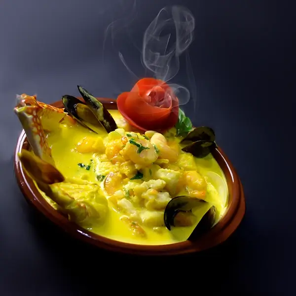 Best Saffron Soup in Abu Dhabi Gandofly Seafood Restaurant