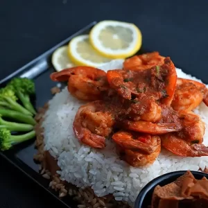 Shrimp Fatteh in Abu Dhabi